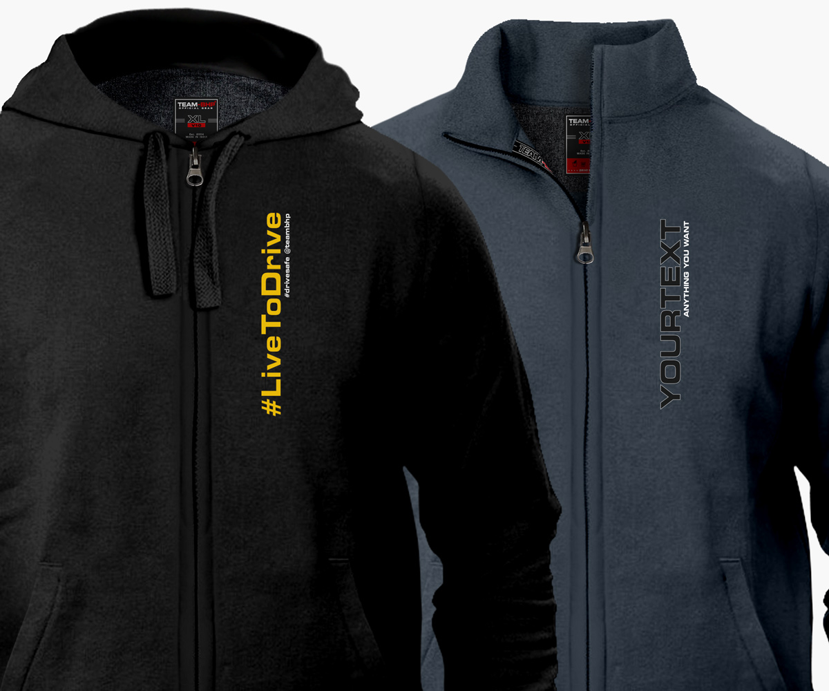Make Your Own Print Hoodie Jacket – Team-BHP Shop